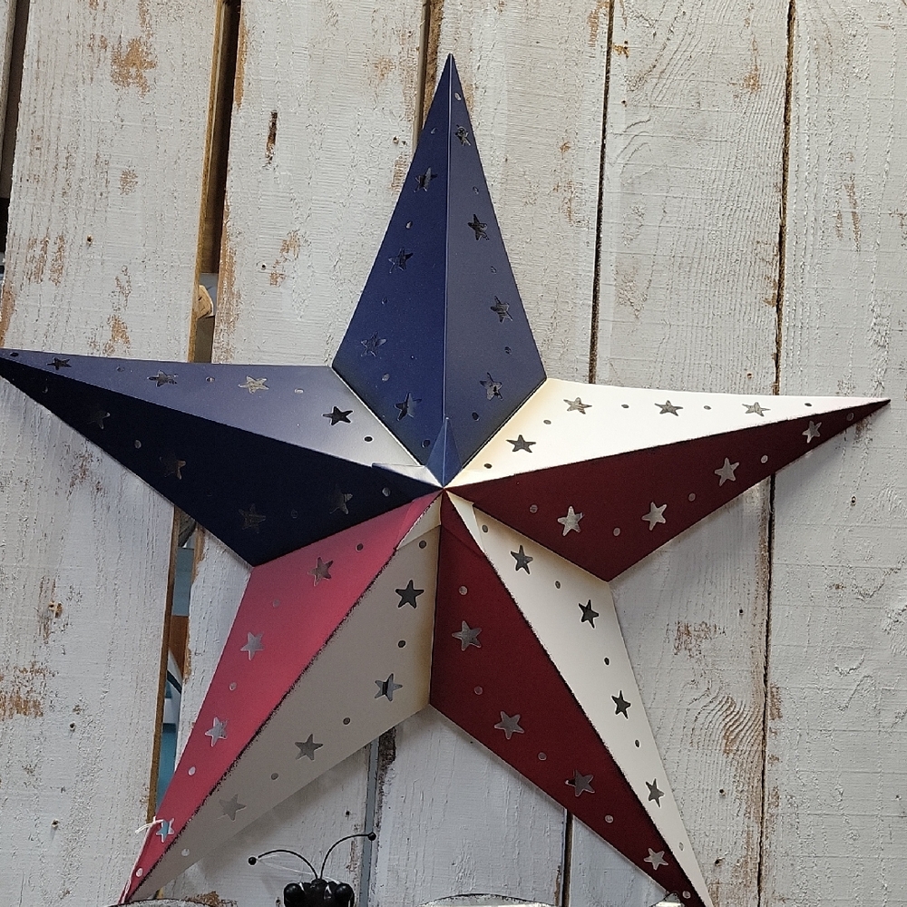 Patriotic Star Wall Decor Large